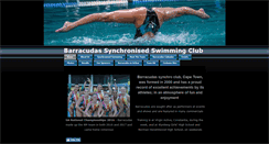 Desktop Screenshot of barracudassynchronisedswimmingclub.com